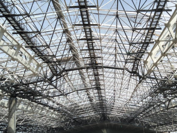 清远收费站网架