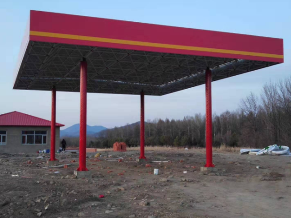 清远加油站网架